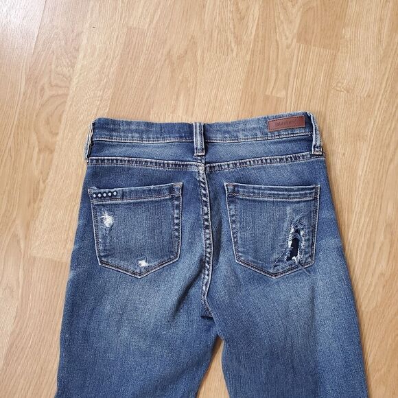 Blank NYC Mid-Rise Skinny Distressed Jeans sz 26x24 - Picture 6 of 12